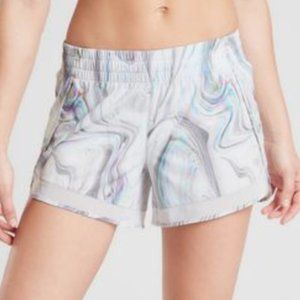 Athleta Mesh Printed Running short 4 In - Marble